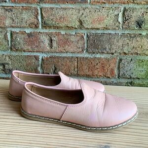 Charix blush leather loafers